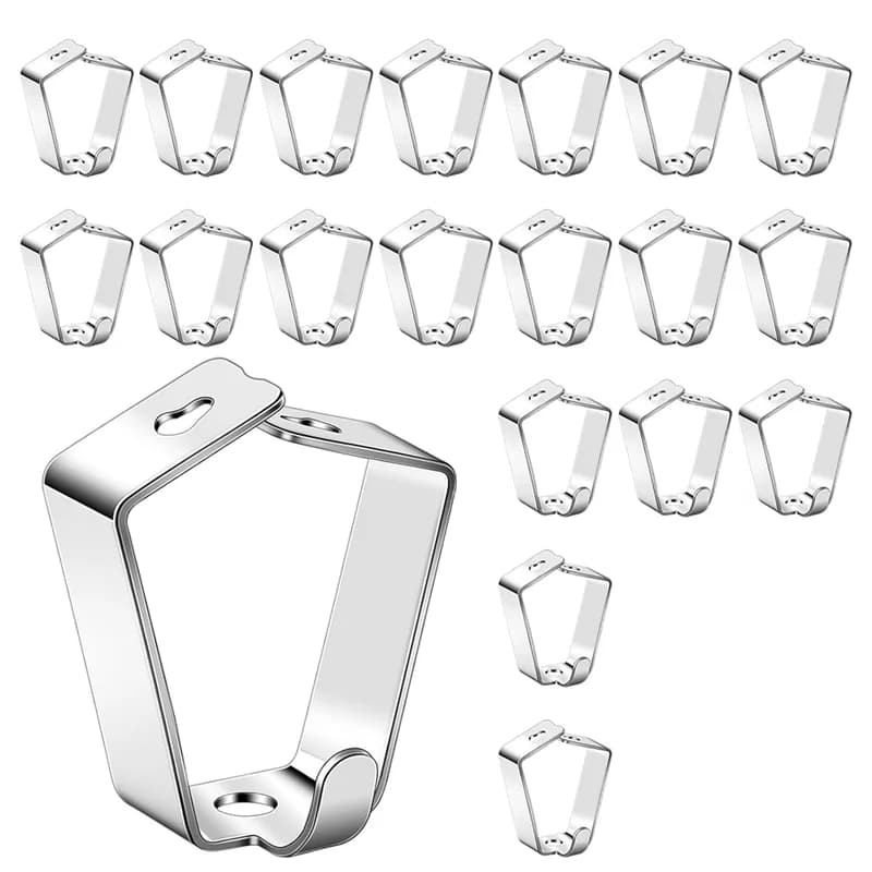 Lot de 20 crochets réglables pour accrocher des images, crochets de suspension pour systèmes d'accro