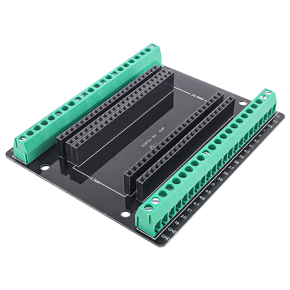 Carte de développement ESP32 S3 avec kit adaptateur d'extension, module Wifi BT 2.4G, MCU ESP32-S3 N