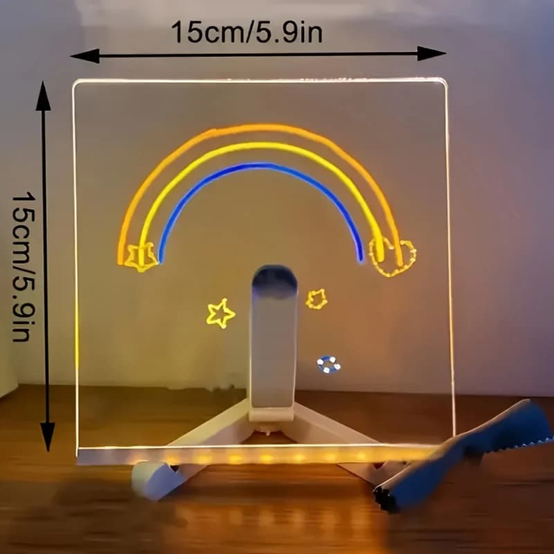 Tableau de peinture lumineux créatif à faire soi-même, tableau d'affichage lumineux LED avec sept st