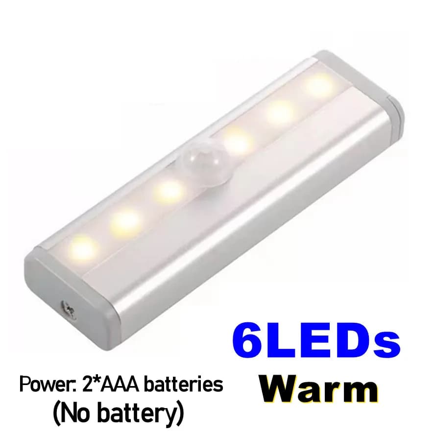 Capteur de mouvement lumière sans fil LED veilleuse chambre lampe de nuit décor de chambre cuisine p