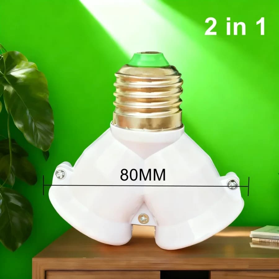 Douille de lampe LED, support adaptateur d'ampoule, divers douilles E27, séparateur E27 à E27, suppo