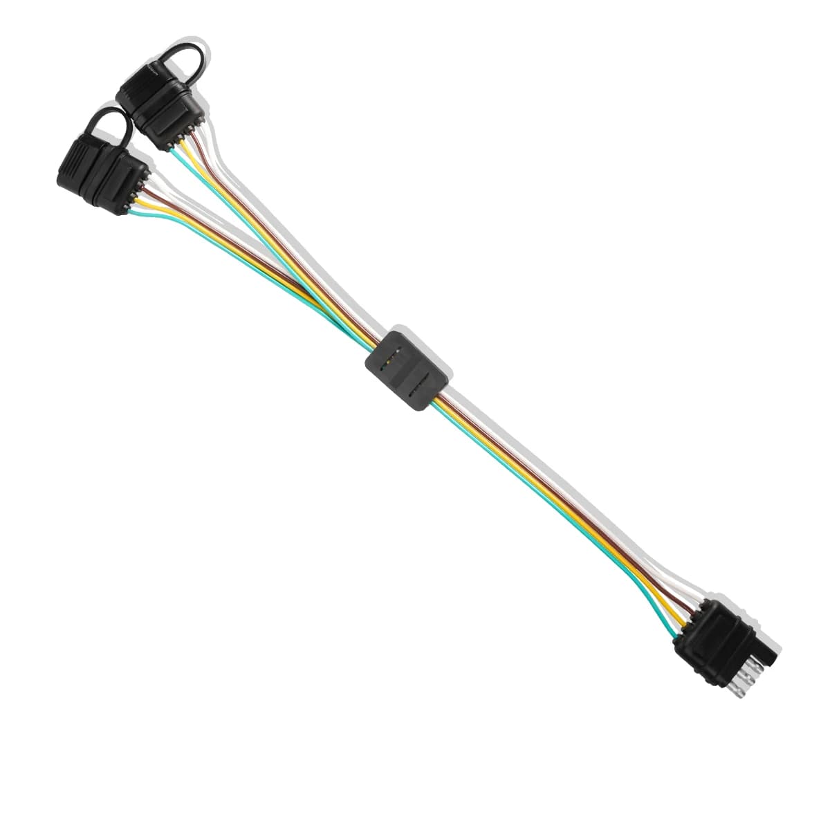 Adaptateur de faisceau de connecteur séparateur en Y plat à 4 voies, câble de câblage d'extension Pl
