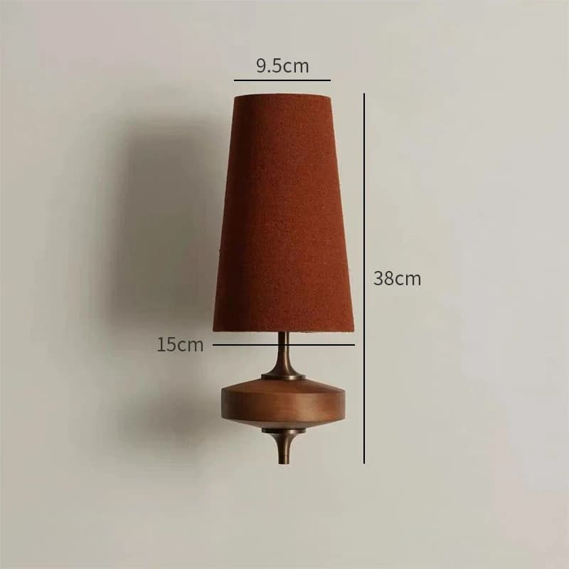 Applique murale LED en tissu Vintage, style nordique créatif, pour chambre à coucher, tête de lit, c