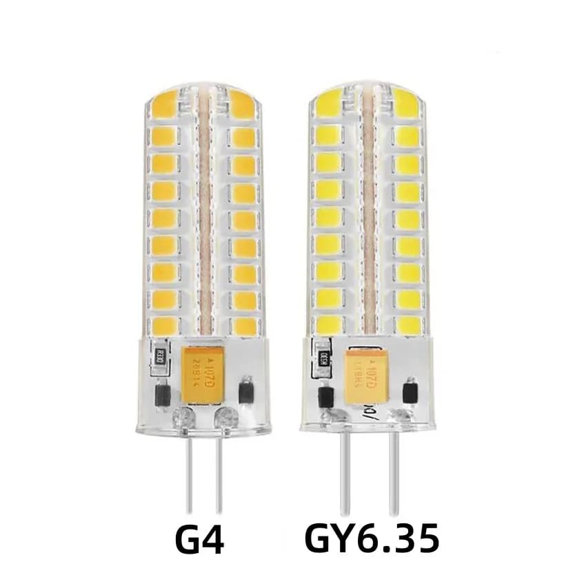 Nouveau DIMMABLE GY6.35 7W 9W lampes LED 12V 220V maïs ampoule Droplight lustre 2835SMD G6.35 LED Bo