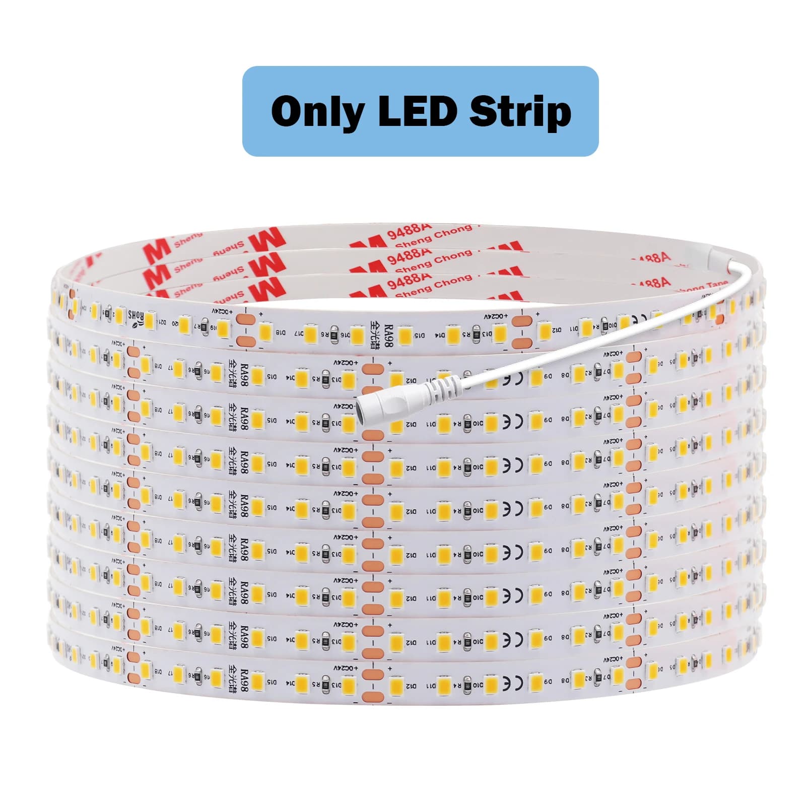 Bande lumineuse LED intelligente RA98 12V 24V TUYA WIFI Bluetooth Kit 5/10M 2835 2700K 3000K 3500K 4