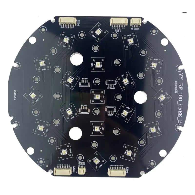 Panneau lumineux à tête mobile avec zoom LED 19x15w YY_RF_119D_CREE_B