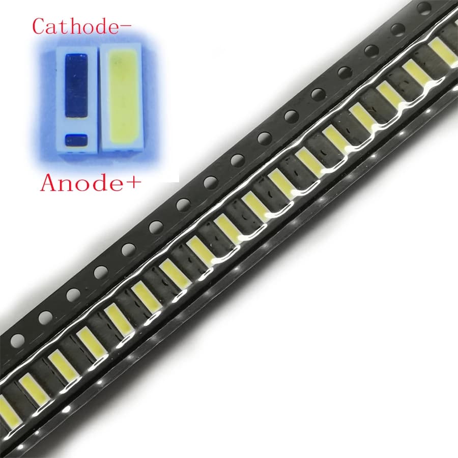 Application de rétroéclairage TV Jufei, SMD, LED 500, 6V, 4014 W, Blanc froid, Remplacer 0.8, Lot de