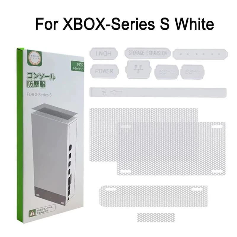 Kit de bouchon de filtre à mailles Anti-poussière, couvercle pour Xbox série X/S, accessoires de jeu