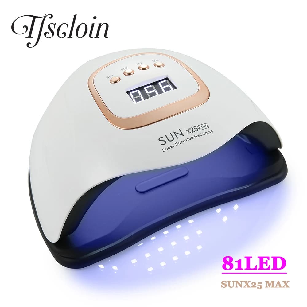 SUN X25 MAX sèche-ongles lampe UV 380W lampe de polymérisation des ongles 81 lampe de manucure Led p