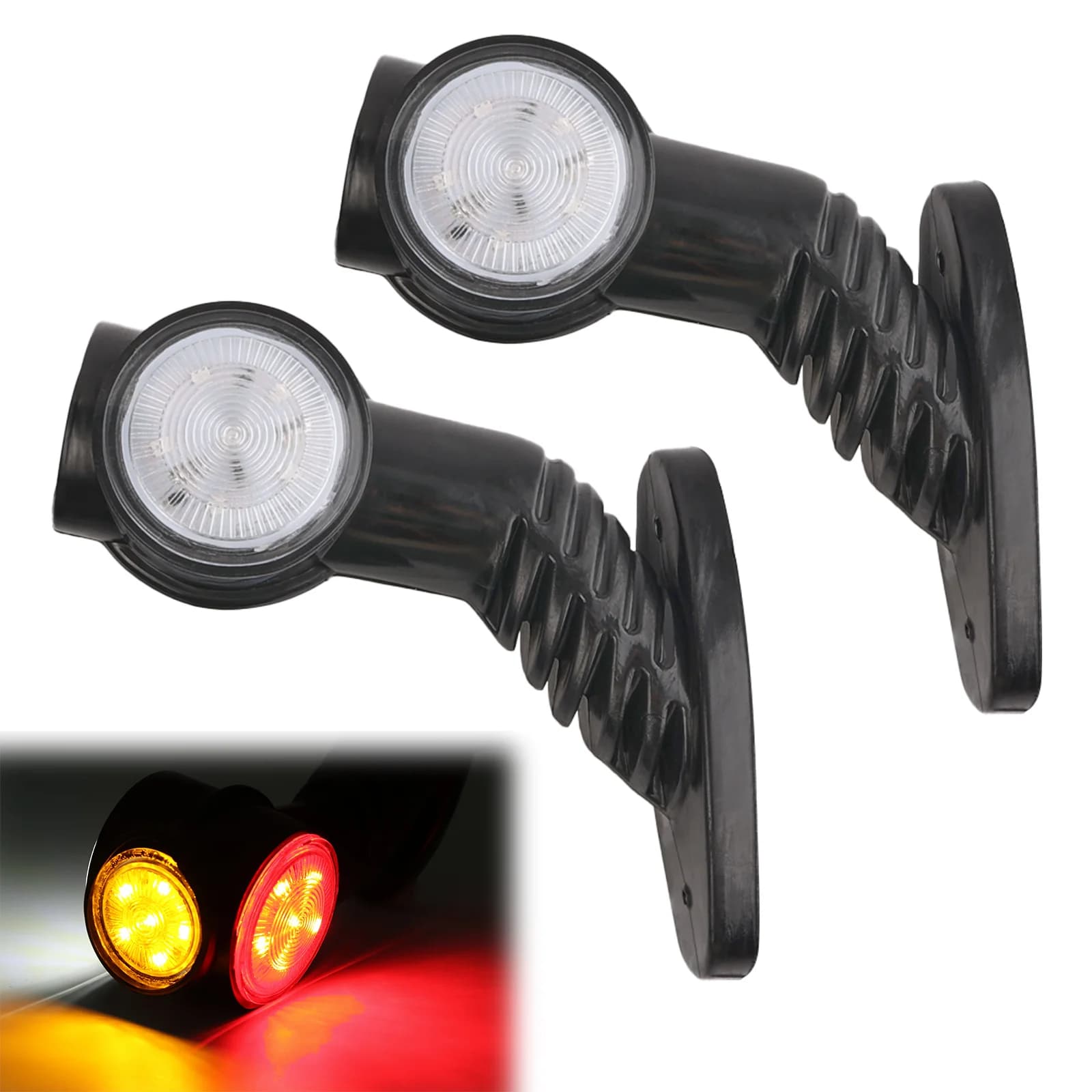 Marqueur latéral LED étanche, feu de gabarit, indicateur de contour, position du signal, éclairage à