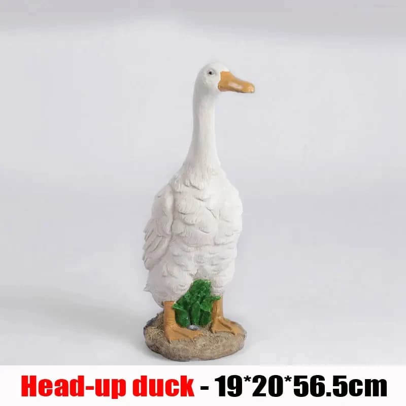 Lampe LED en résine FRP de simulation d'animaux, canard Shoous, éclairage de paysage créatif, piscin