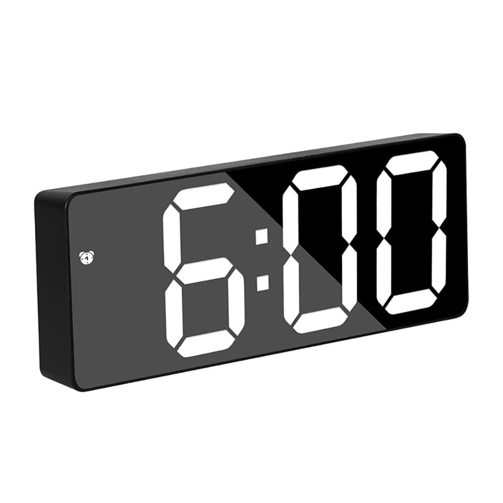 Horloge murale numérique LED avec télécommande, grand écran, horloge électronique, affichage de la t
