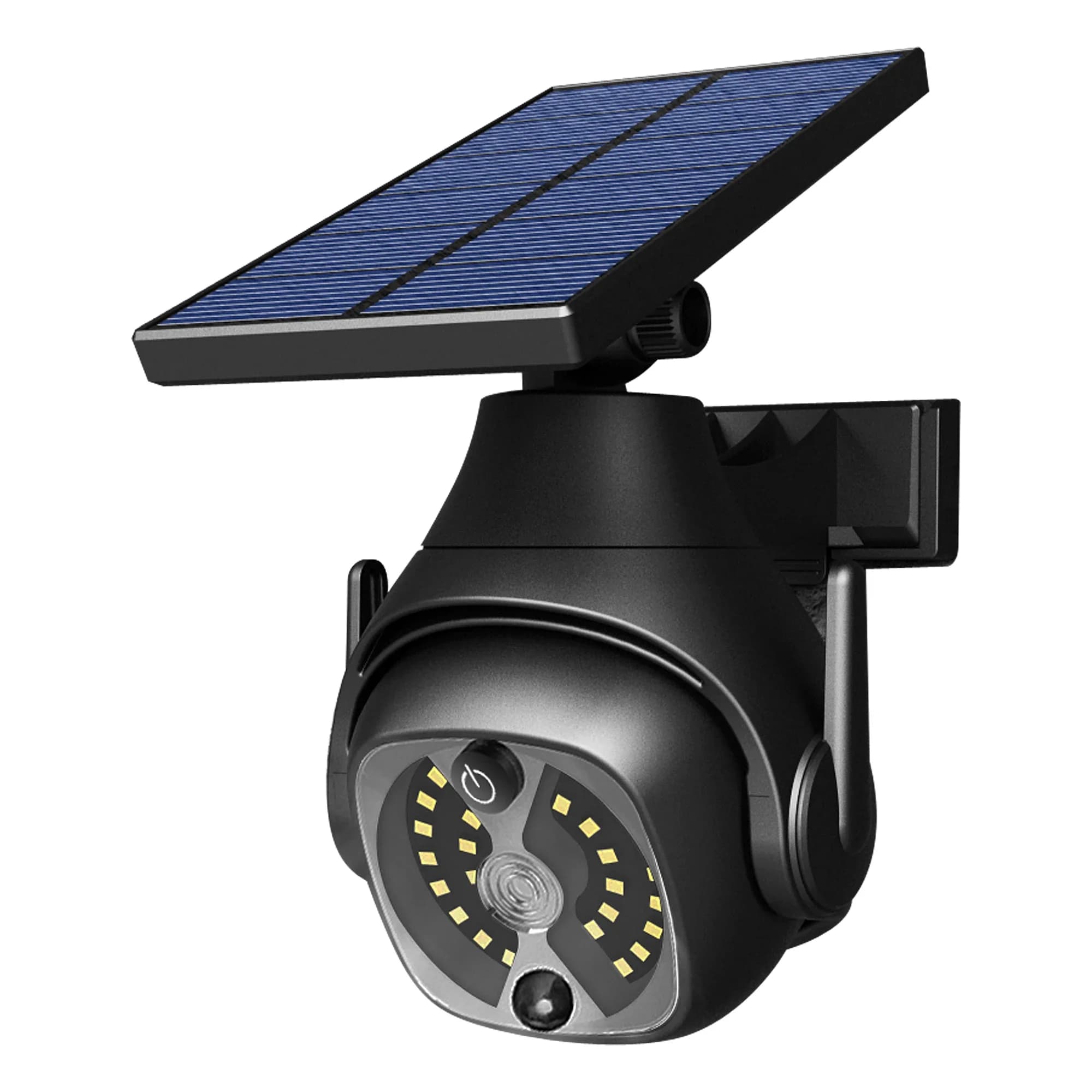 Applique murale solaire avec capteur de mouvement, lampe LED et caméra, économie d'énergie, éclairag
