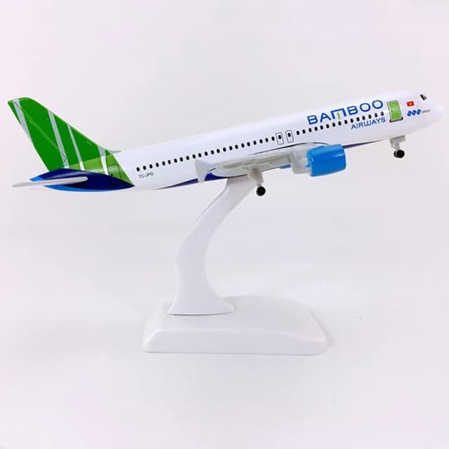 20CM avion B747 B787 Airbus A350 A320 compagnies aériennes modèle d'avion en alliage jouets avec tra