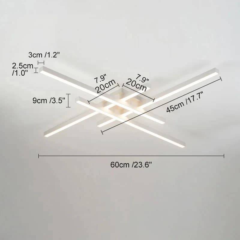 Lustre noir pour chambre principale, lampes de salon, plafonnier LED, éclairage à économie d'énergie