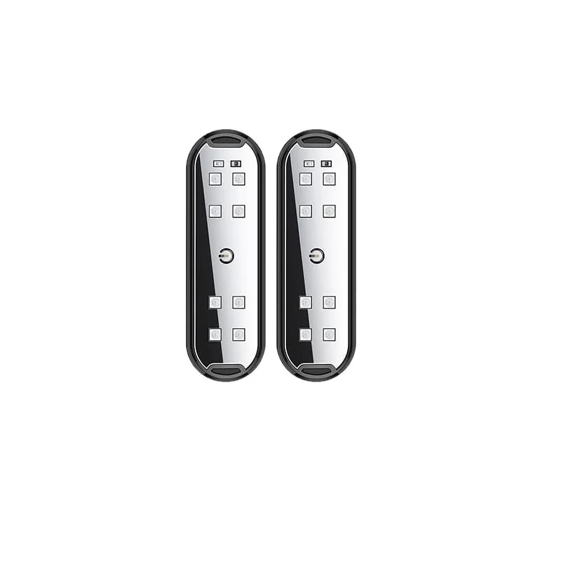 Lumière d'avertissement LED magnétique pour portière de voiture, lampe d'ambiance de bienvenue clign