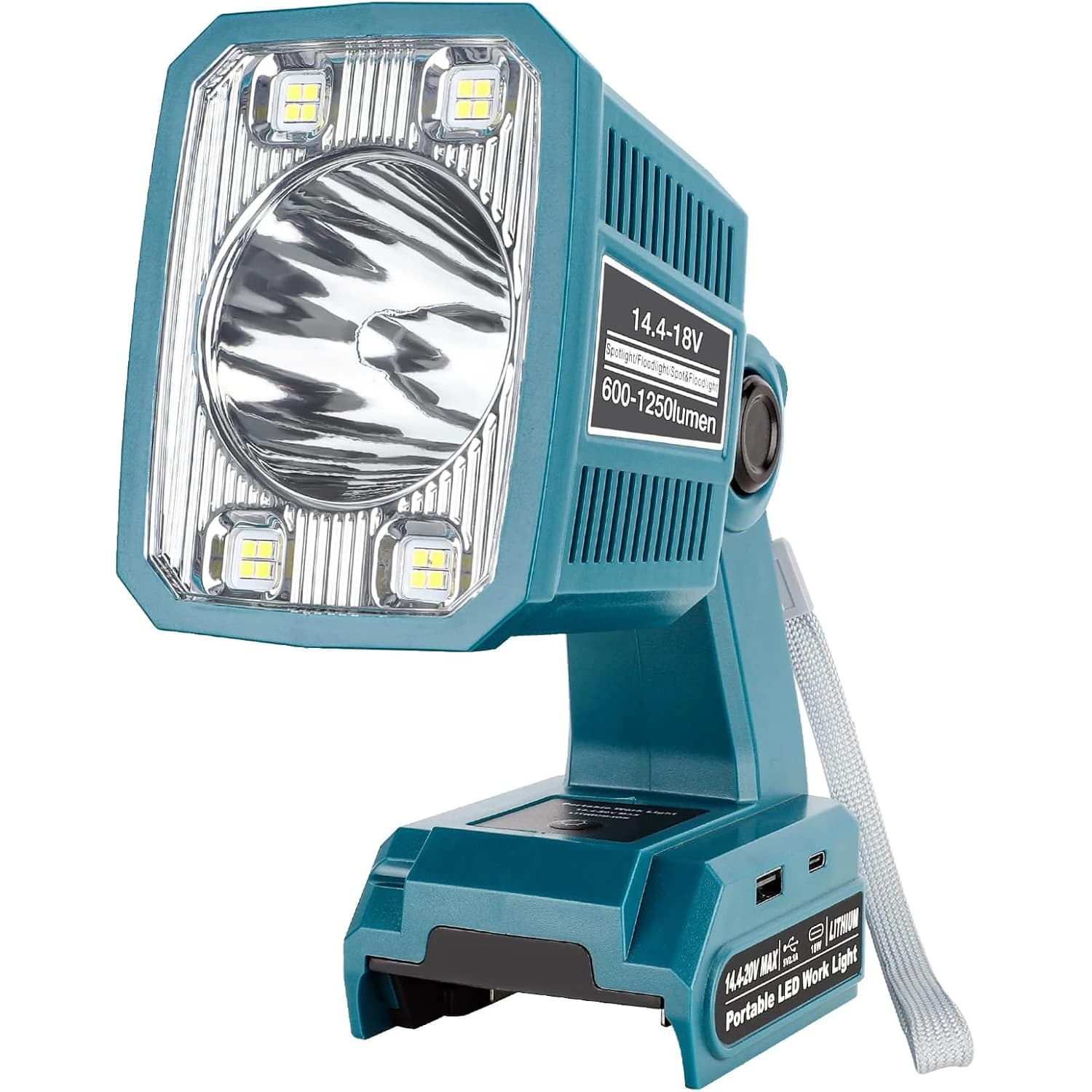 Lampe de poche LED pour Makita 18v LXT batterie 18W lampe de travail batterie lampe projecteur pour 