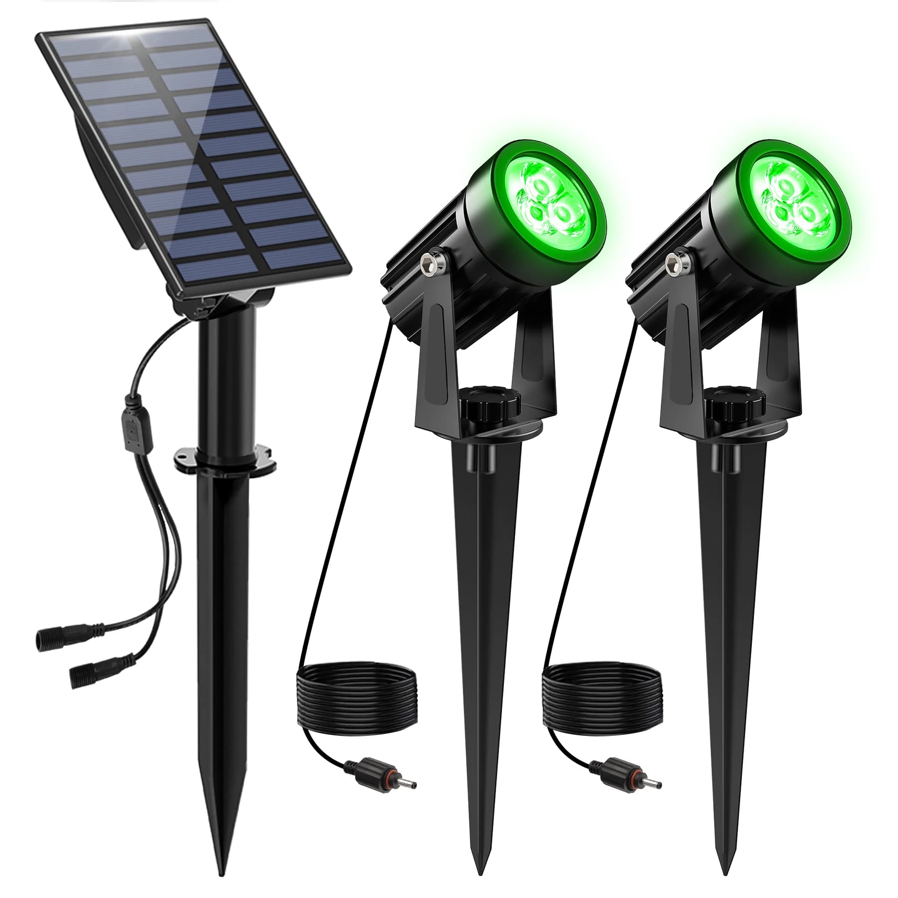 Applique Murale Solaire Verte à LED, Imperméable Conforme à la Norme IP65, Luminaire Décoratif d'Ext
