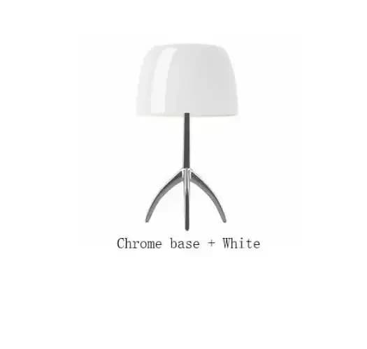 Lampe de bureau de style Bauhaus de design danois avec abat-jour en verre, décoration de chambre à c