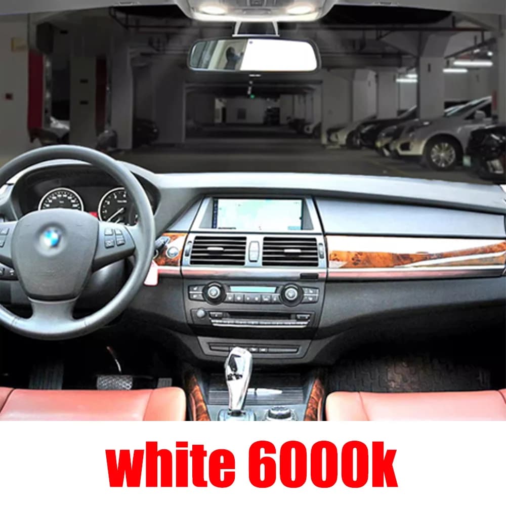 Pour BMW X1 E84 F48 X3 E83 F25 X4 F26 X5 E53 E70 X6 E71 E72 Canbus véhicule LED carte intérieure dôm