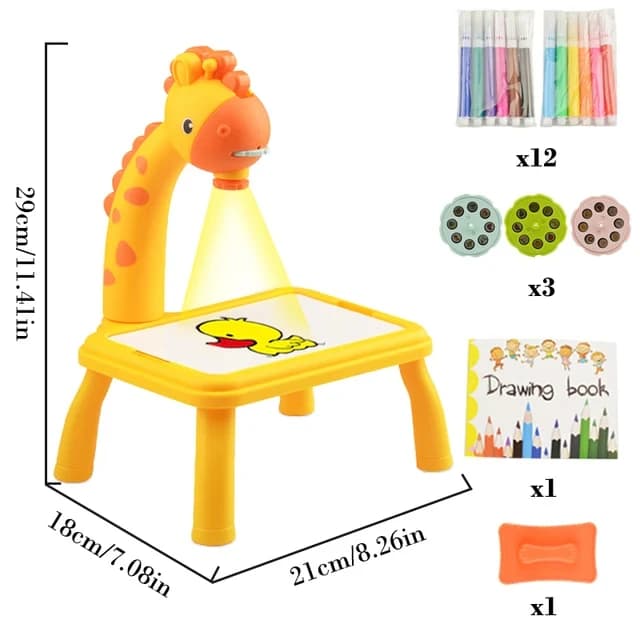 Projecteur Led pour enfants, Table à dessin artistique, jouets, planche de peinture de bureau, Proje