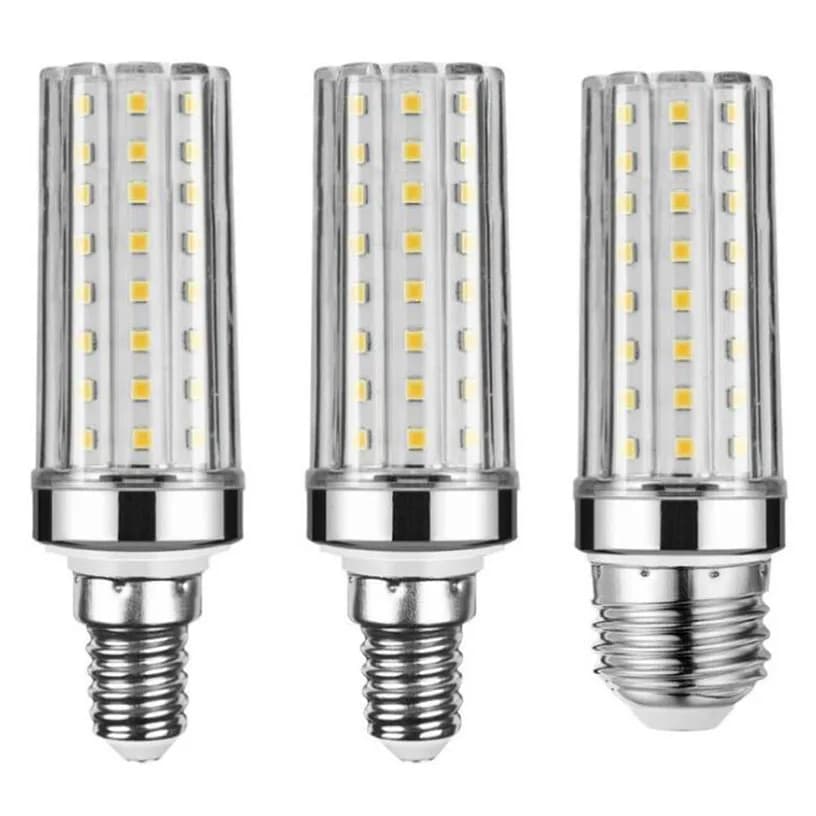 Ampoule LED à très longue durée de vie E27 E14 12W 16W 20W 24W 40W, type maïs, AC85-265V, sans scint