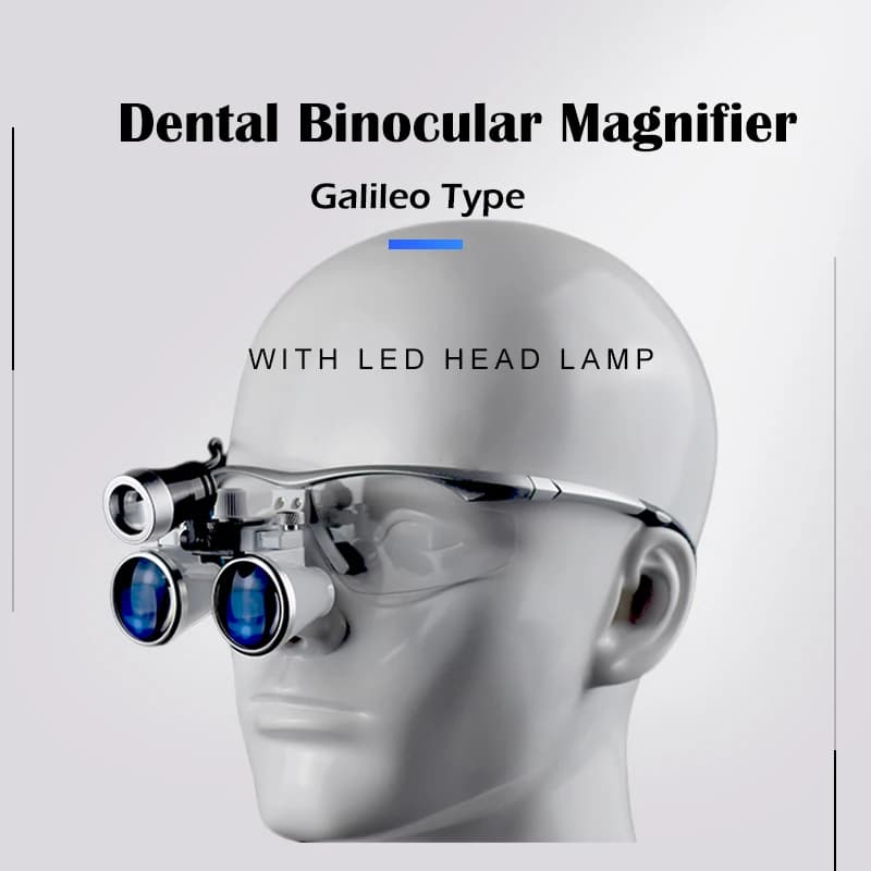 Lampe frontale pour dentiste, loupes dentaires, lampe de laboratoire médical, loupe dentaire, lampe