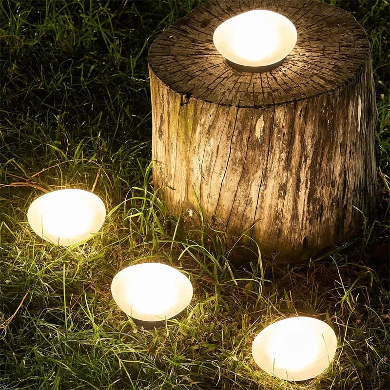 Lampes solaires LED en forme de pierre d'oie, lumières décoratives d'extérieur, lumières de pierre s