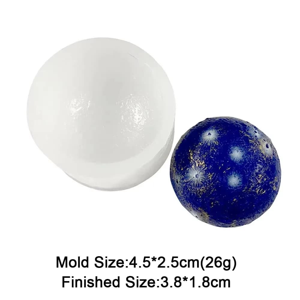 Moule en silicone DIY sur le thème de l'espace (astronaute, vaisseau spatial, météorite, planète) po