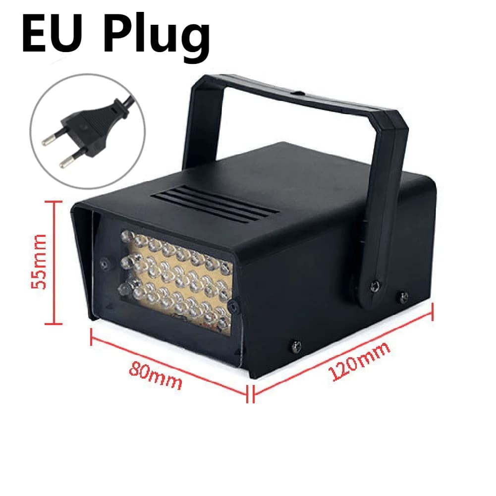 Chang-Lumières Stroboscopiques LED Blanches, Réglables, avec Télécommande, pour Décoration de Scène