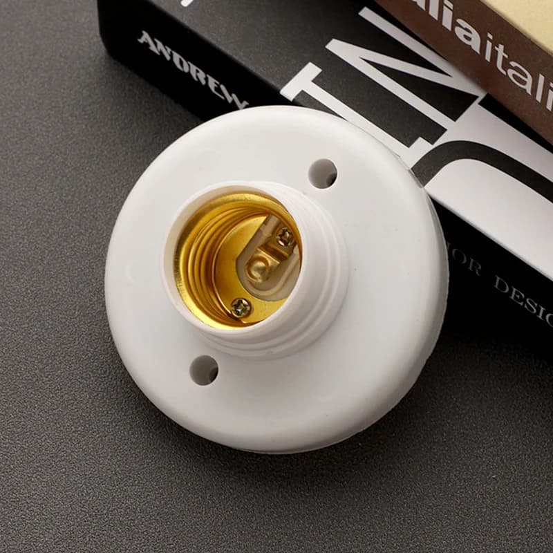 Support de lampe E27 innovant et pratique, support d'ampoule résistant aux hautes températures, doui