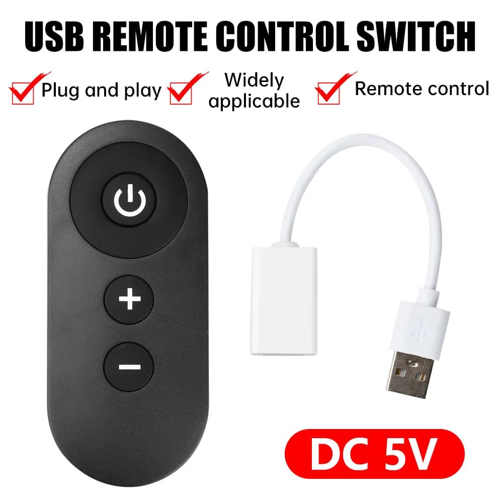 Interrupteur à distance USB RF DC 5V, variateur de bande LED sans fil et Module de contrôleur de vit