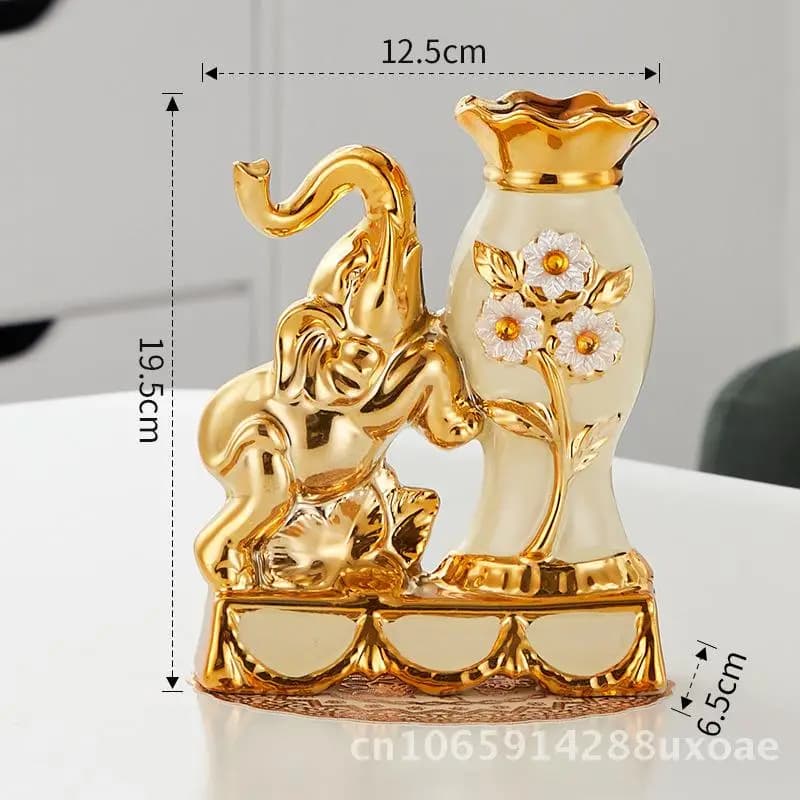 Paire de cygnes en céramique, Vase créatif, moderne et minimaliste, œuvre d'art pour salon, décorati