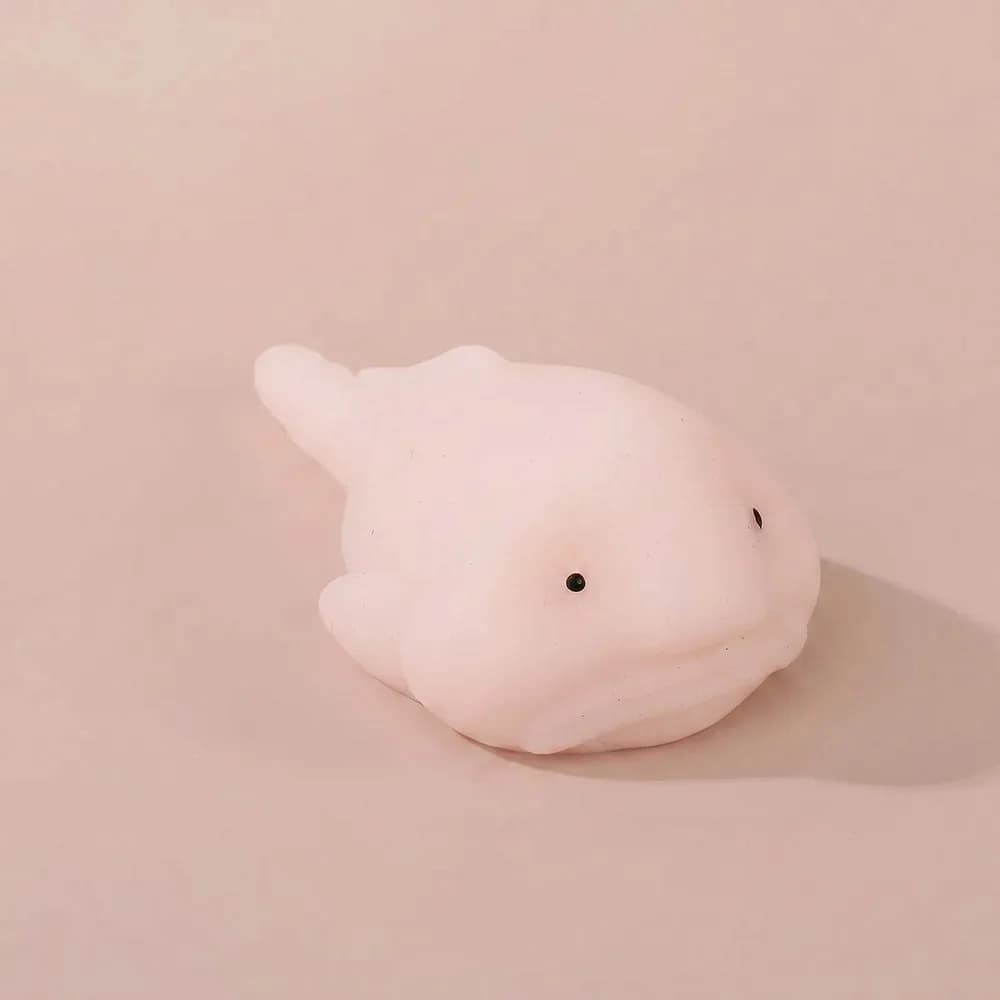 Figurine de poisson-globe souple anti-stress, sculpture de poisson étrange, ornement de bureau exten