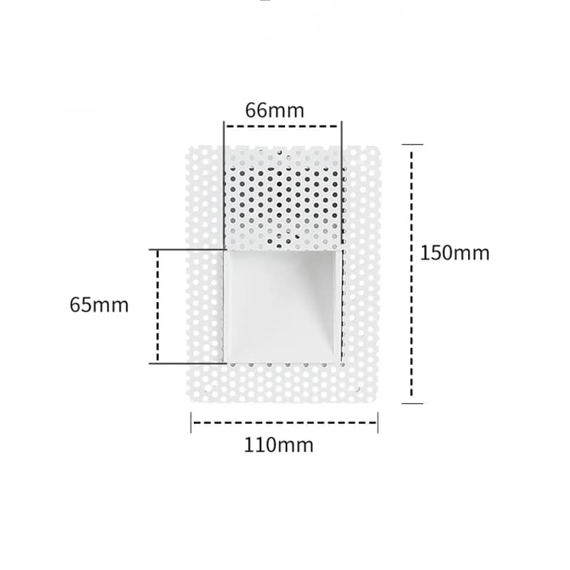 Led Pir capteur de mouvement repose-pieds encastré étape escalier lumière coin applique pour intérie