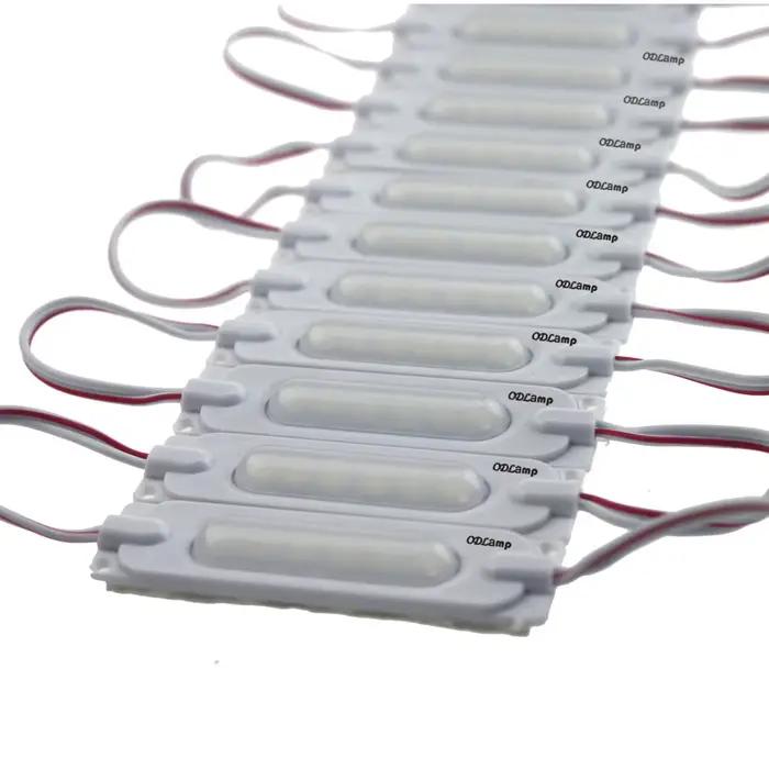 10 pcs/lot injection avec lentille COB module LED rétro-éclairage LED étanche pour signe canal lettr