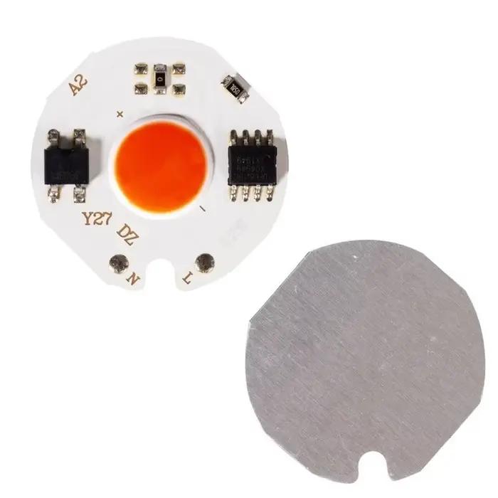 RnnTuu – puce LED COB, ampoule à haute luminosité, économie d'énergie, sans pilote, AC 220V 3W 5W 7W