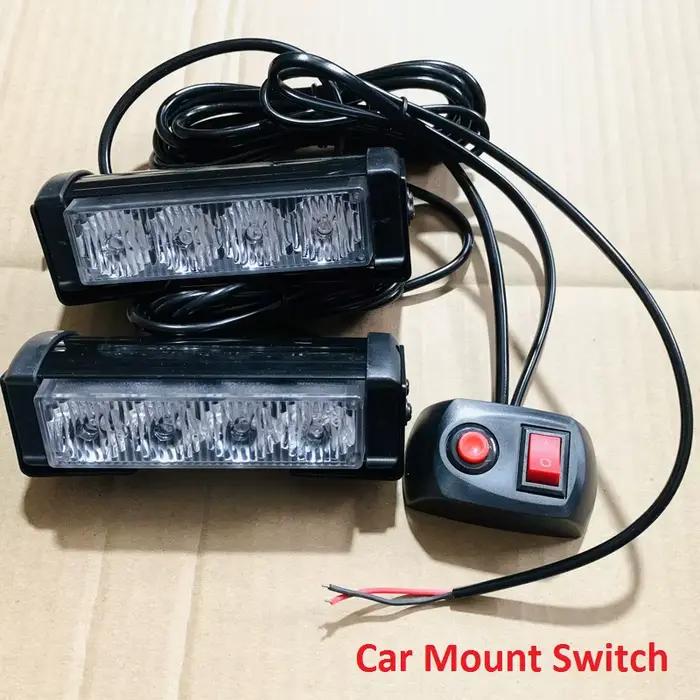 Feux clignotants 12V pour voiture, moto, camion, lampe de signalisation d'urgence, lumière strobosco