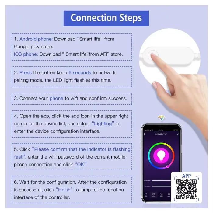 TUYA Zigbee DC5V 12V 24V RGB RGBW contrôleur de bande LED intelligente APP/commande vocale fonctionn