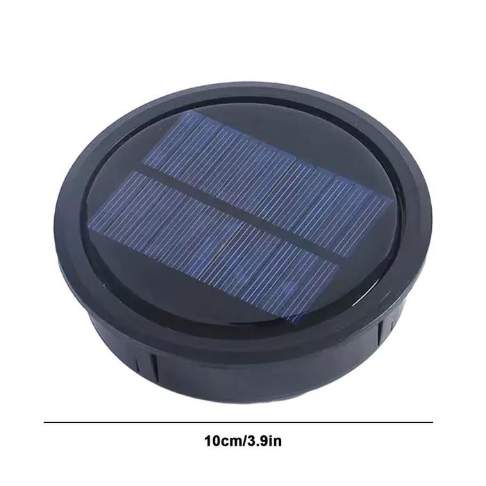 Panneau solaire avec couvercle de lumière de lanterne LED, pièce de rechange supérieure pour lantern
