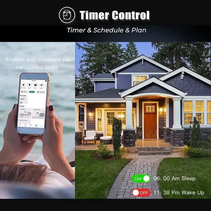 COOLO GU10 Tuya WiFi ampoule LED intelligente Bluetooth lampes à intensité variable vie intelligente