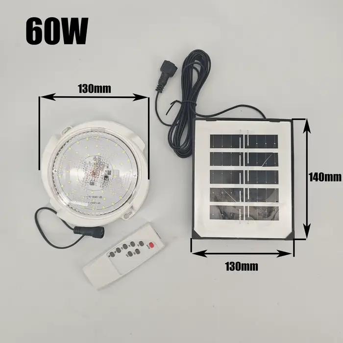 Lampes solaires intérieur maison haut plafond maison extérieur jardin pendentif panneau lumineux lum