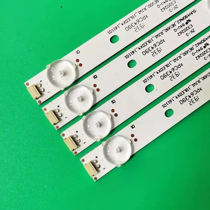 Bande de rétro-éclairage LED (4) pour TV Hisense H49MEC3030 H49MEC3050 49K300U H49M3000 LED49K300U N