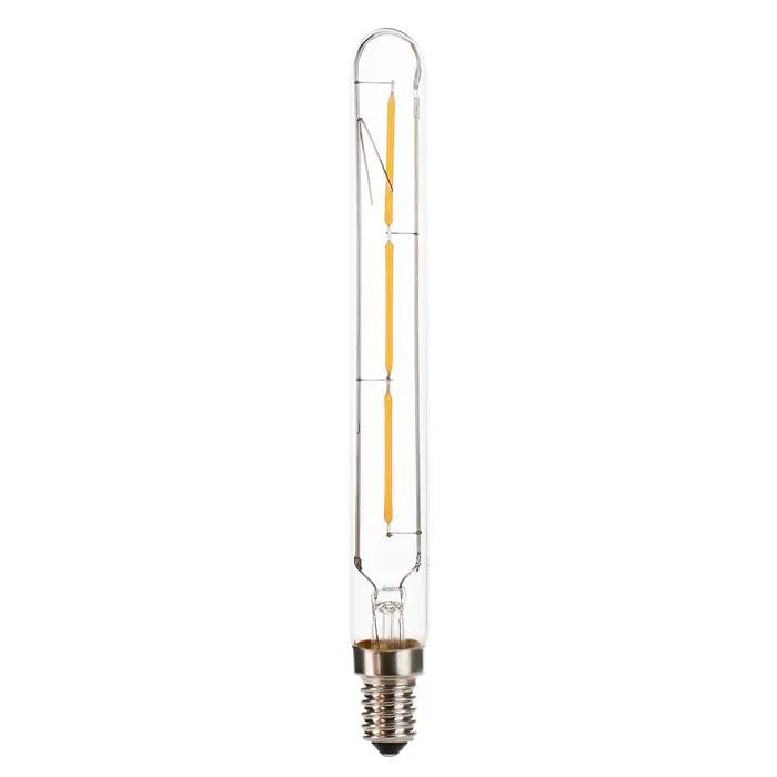 Ampoule tubulaire antique à filament COB, lampe vintage rétro, coque en verre blanc chaud 220 K, 3W,