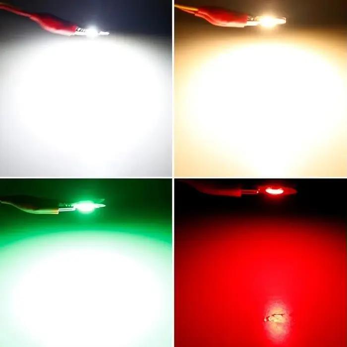 RnnTuu – puce LED COB, ampoule à haute luminosité, économie d'énergie, sans pilote, AC 220V 3W 5W 7W