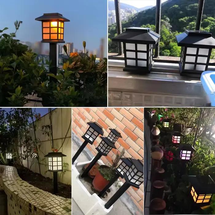 Lampe LED Solaire Imperméable d'Extérieur, Luminaire Décoratif d'Extérieur, Idéal pour un Jardin, un