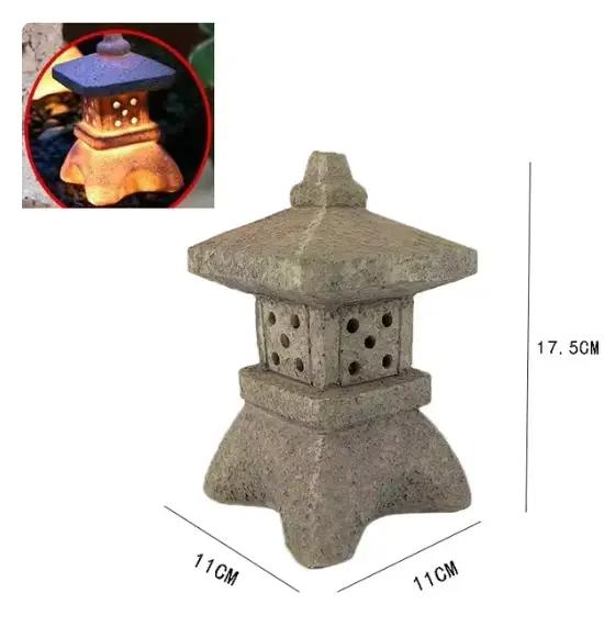 Lanterne japonaise à énergie solaire, imperméable, décoration de jardin extérieure, lumière à lumine