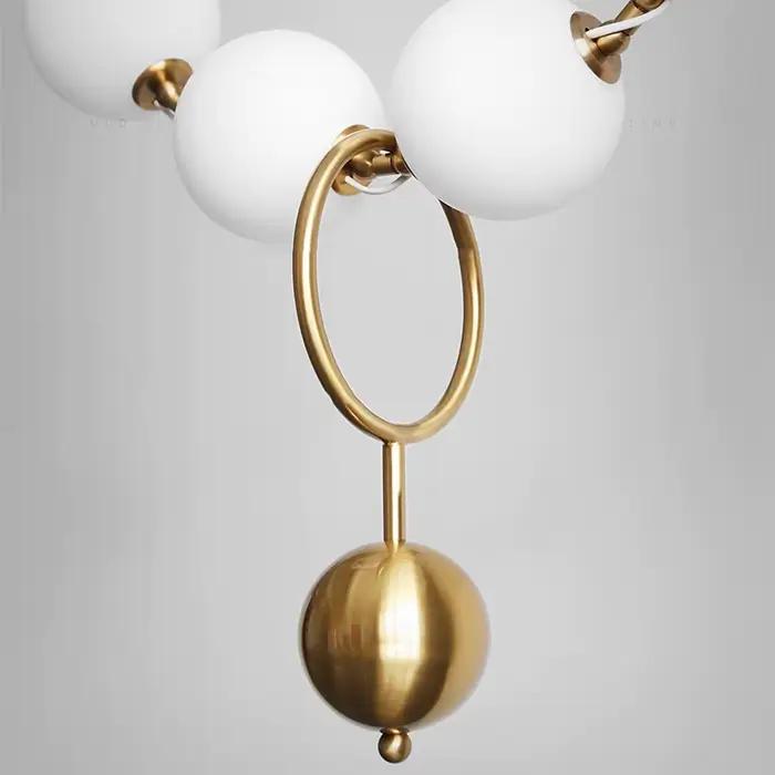 Plafonnier LED suspendu en acrylique au design nordique, luminaire décoratif d'intérieur, idéal pour