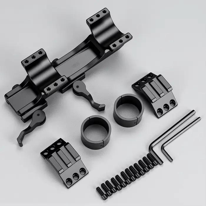 UniqueFire 25.4mm /30mm support de portée à double anneau en porte-à-faux à dégagement rapide pour l