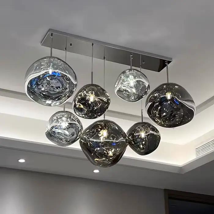 Plafonnier LED suspendu au design nordique moderne, luminaire décoratif d'intérieur, idéal pour un s